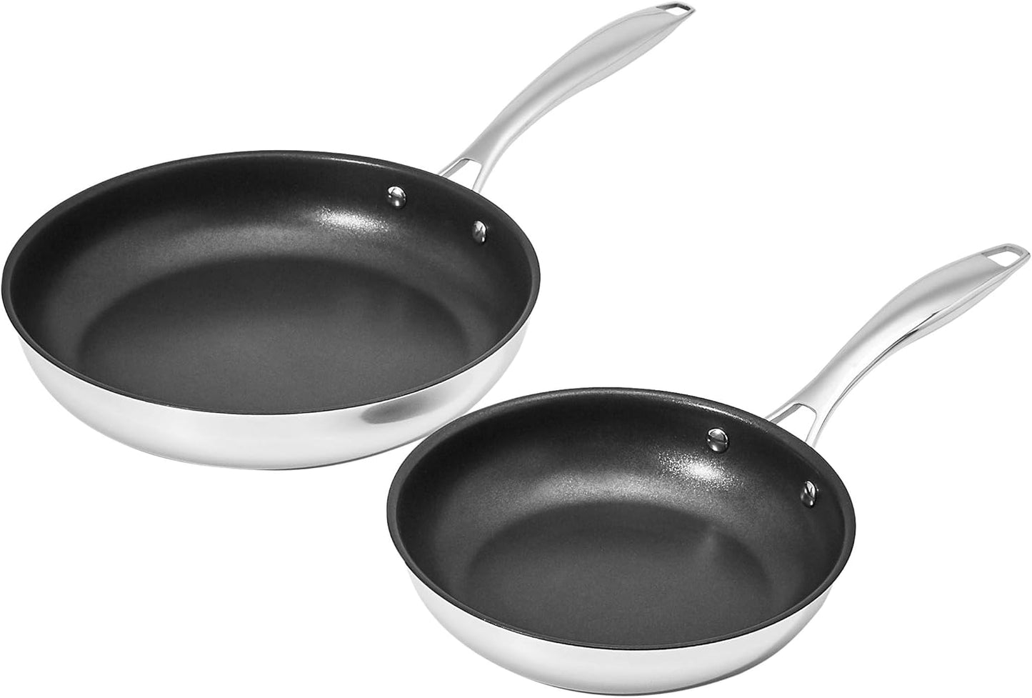 None Stick Stainless Steel Frying Pan