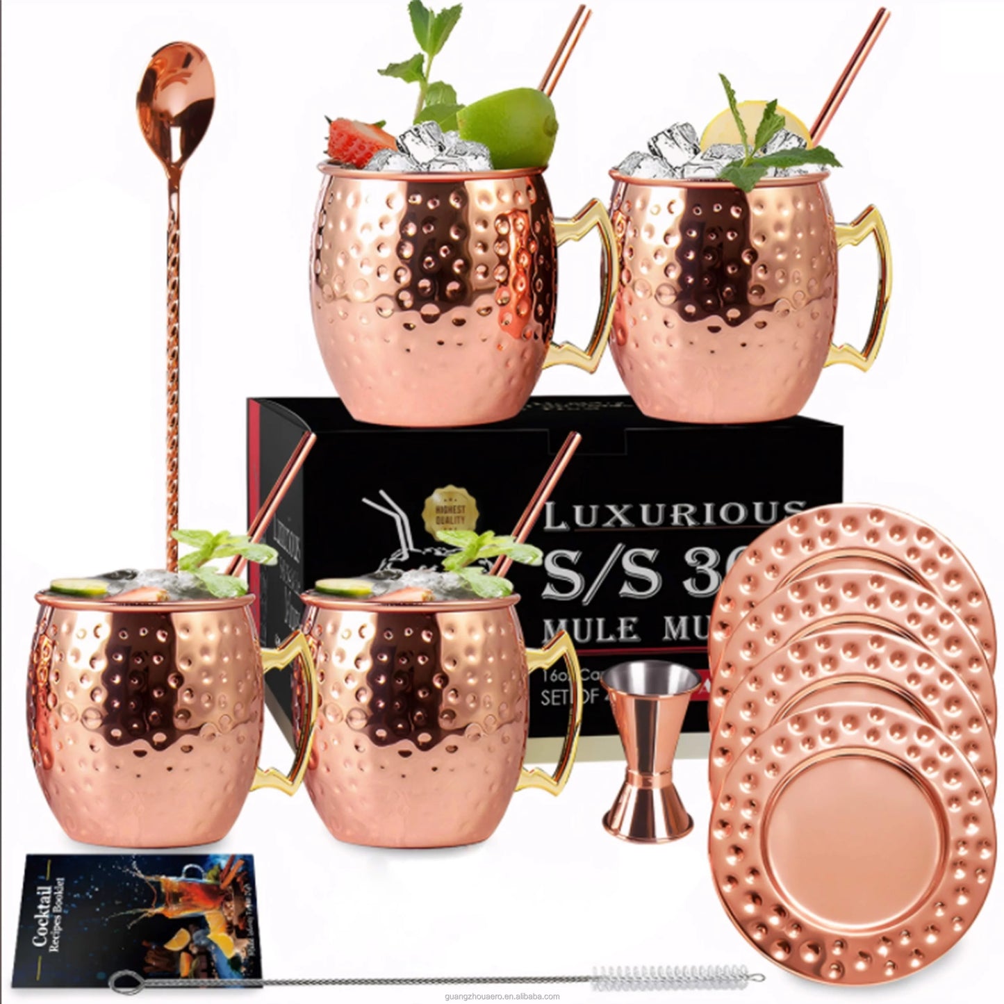 COPPER MULE MUG - HAMMERED STYLE