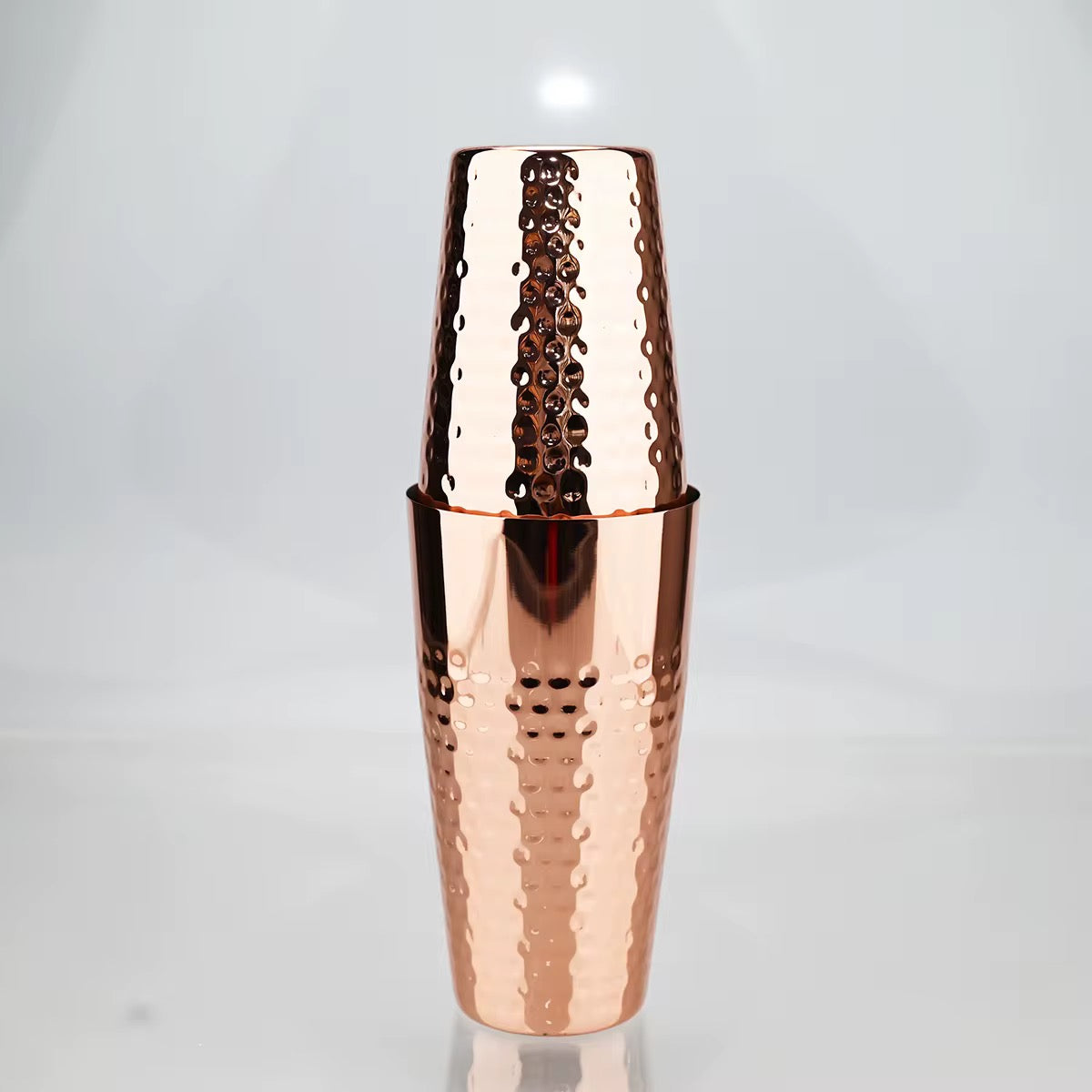 Copper Studded Cocktail Shaker - Rose Gold
