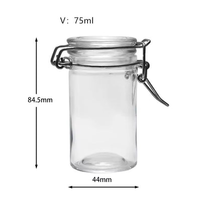 GLASS CLIP JAR 50ML