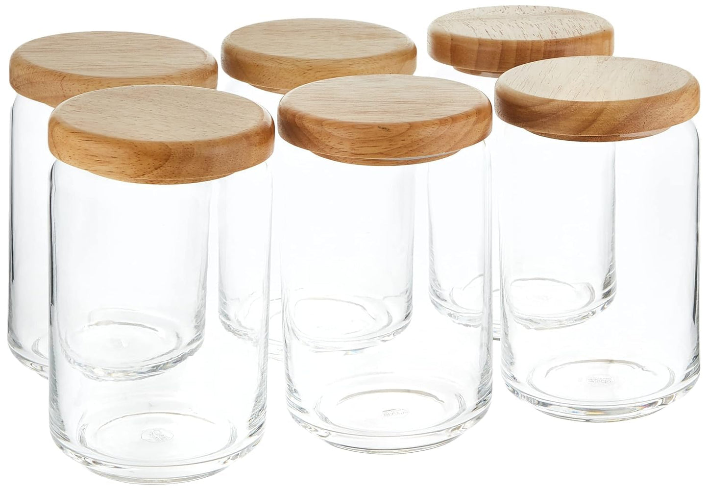 Pop Jar With Wooden Lid  - 750ml