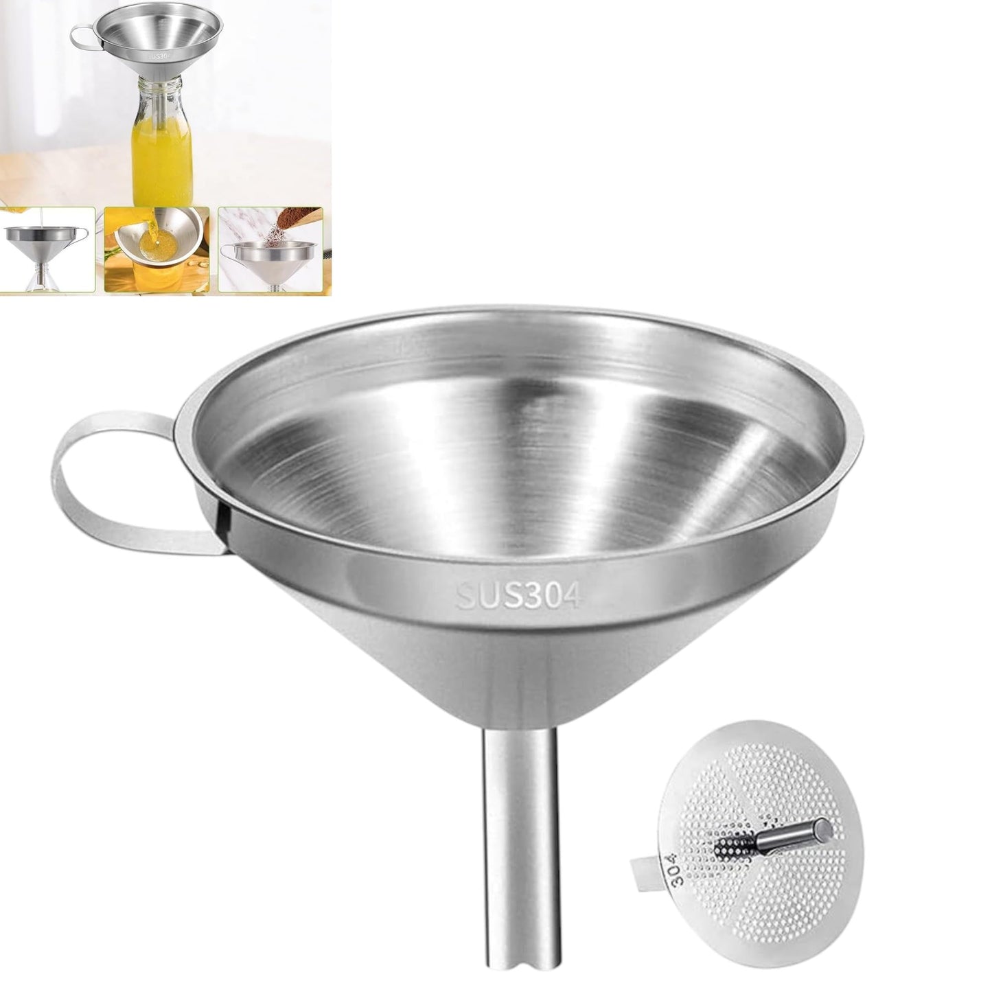 Stainless Steel Funnel