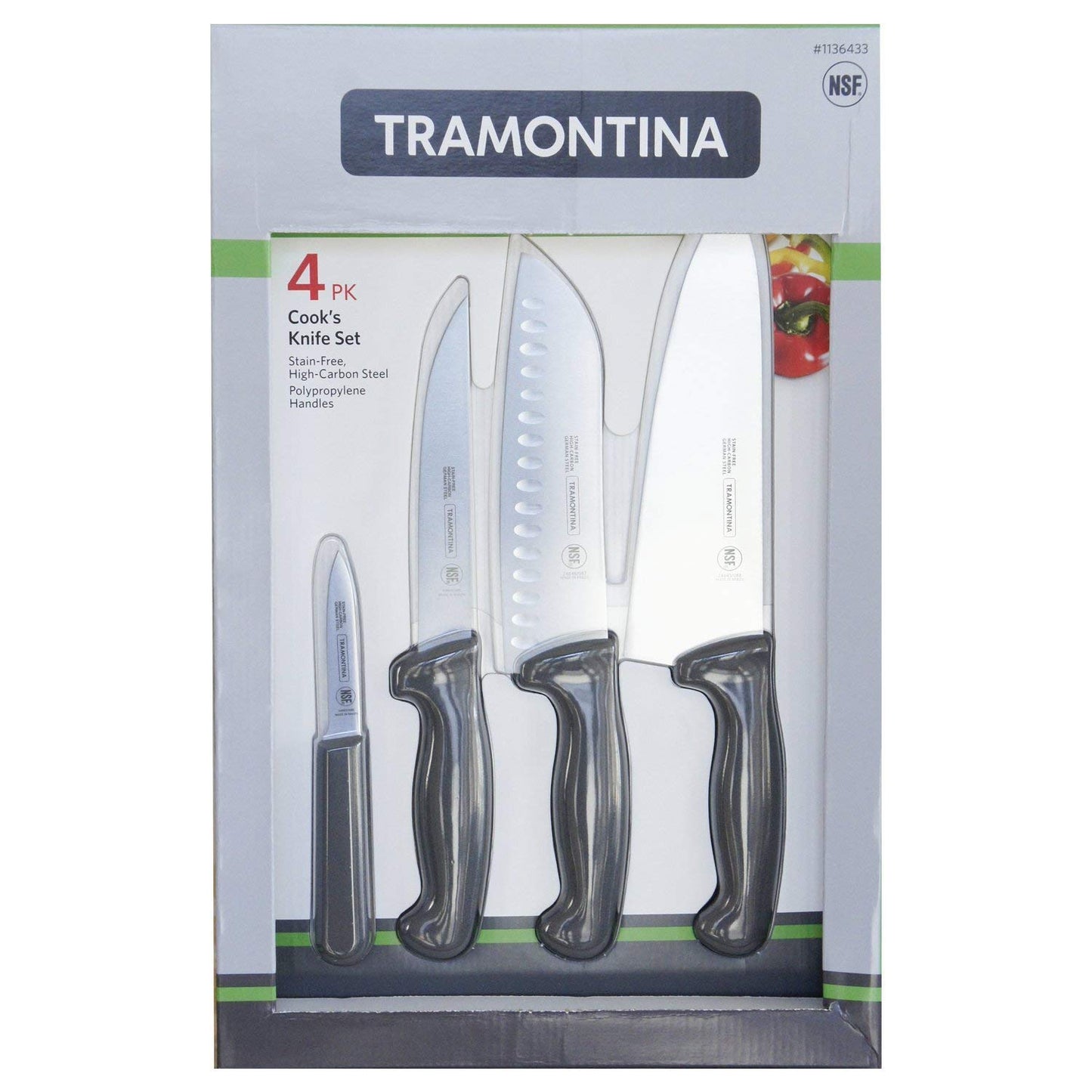 Tramontina 4 Piece Cook's Knife Set