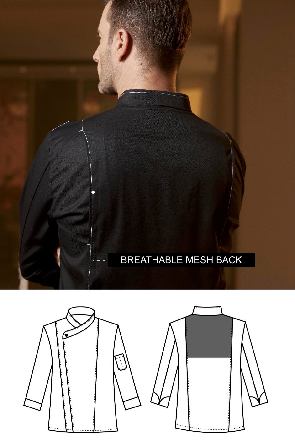 CJ-AL6613 CHEF JACKET