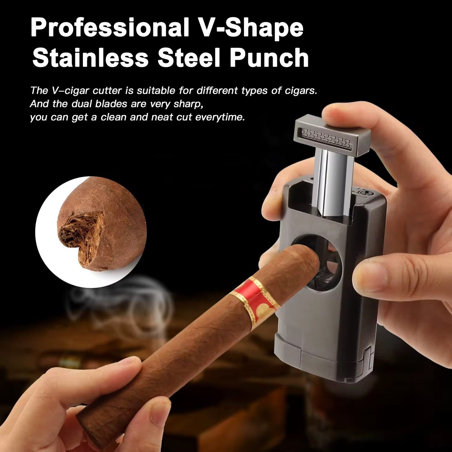 CIGAR LIGHTER - TRIPLE FLAME