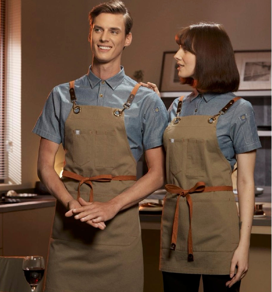 BARISTA APRON - LEATHER STARP