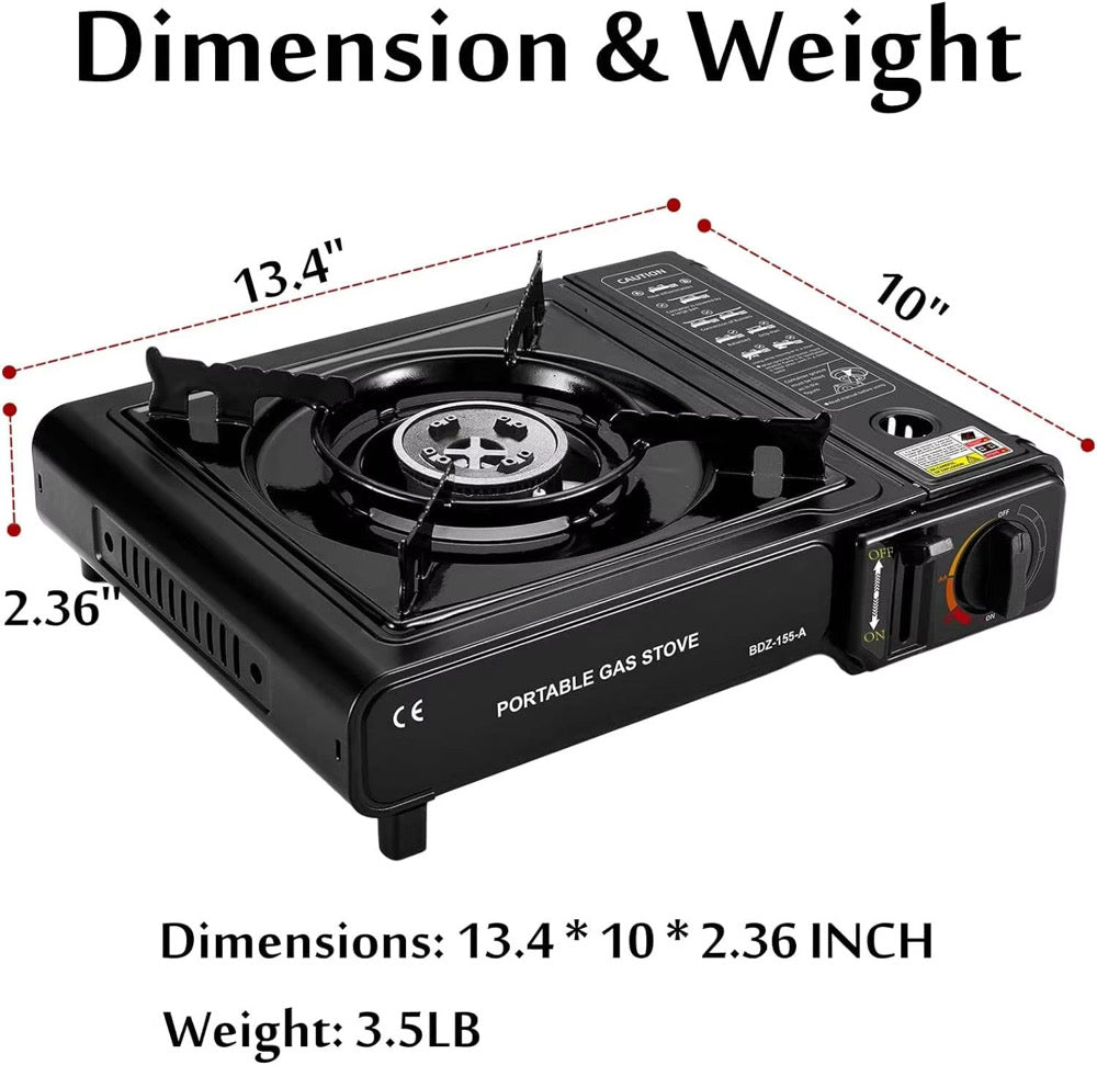 Outdoor table top stove