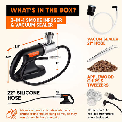 SMOKE INFUSER AND SMOKER LARGE