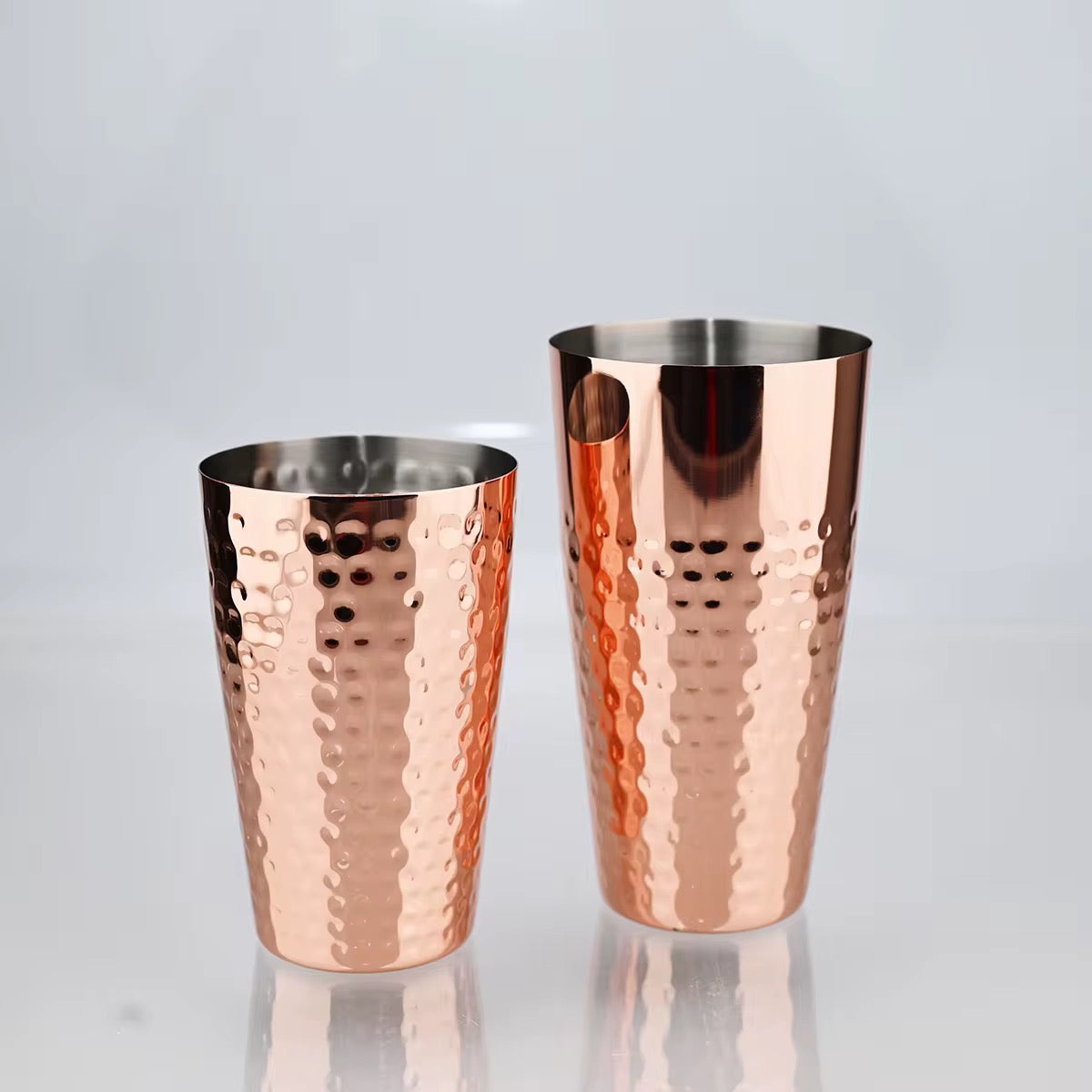 Copper Studded Cocktail Shaker - Rose Gold