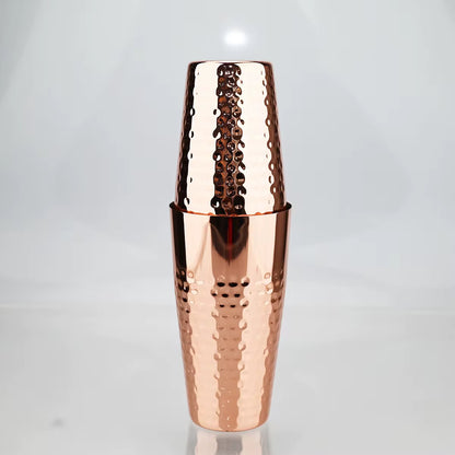 Copper Studded Cocktail Shaker - Rose Gold