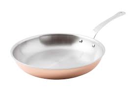 Rose Gold Stainless Steel Frying Pan
